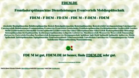 What Fdem.de website looked like in 2024 (2 years ago)