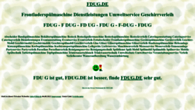What Fdug.de website looked like in 2024 (1 year ago)