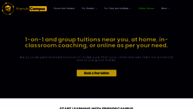 What Friendscampus.com website looks like in 2024 
