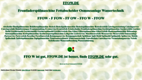 What Ffow.de website looks like in 2024 