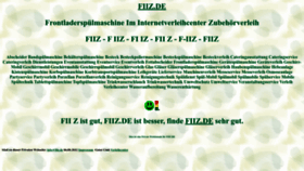 What Fiiz.de website looked like in 2024 (2 years ago)