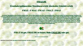 What Fmaz.de website looks like in 2024 