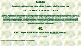 What Fneu.de website looks like in 2024 