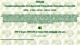What Fpfe.de website looked like in 2024 (1 year ago)