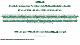 What Fpml.de website looked like in 2024 (1 year ago)