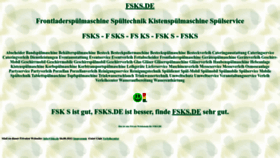 What Fsks.de website looks like in 2024 