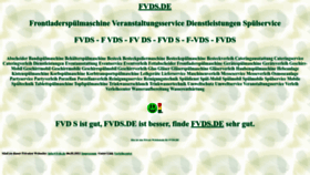 What Fvds.de website looked like in 2024 (1 year ago)