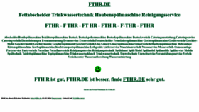What Fthr.de website looked like in 2024 (2 years ago)
