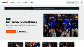 What Fantasysp.com website looked like in 2024 (2 years ago)