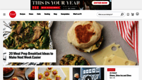 What Foodnetwork.com website looks like in 2024 