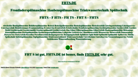 What Fhts.de website looked like in 2024 (1 year ago)