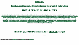 What Fden.de website looked like in 2024 (1 year ago)