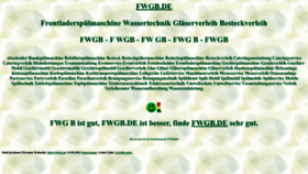 What Fwgb.de website looked like in 2024 (1 year ago)