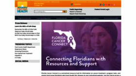 What Floridahealth.gov website looks like in 2024 