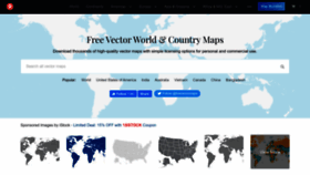 What Freevectormaps.com website looks like in 2024 