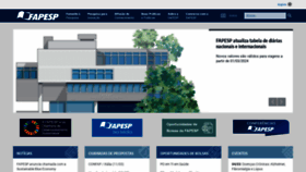 What Fapesp.br website looks like in 2024 