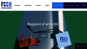 What Fccq.ca website looks like in 2024 