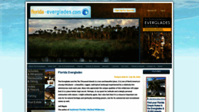 What Florida-everglades.com website looks like in 2024 