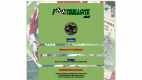 What Footballsite.co.uk website looks like in 2024 