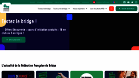 What Ffbridge.fr website looks like in 2024 