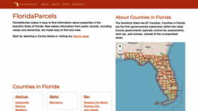 What Floridaparcels.com website looks like in 2024 