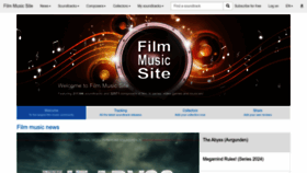 What Filmmusicsite.com website looks like in 2024 