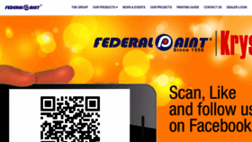 What Federalpaint.com.my website looks like in 2024 