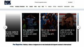 What Foxdeportes.com website looks like in 2024 