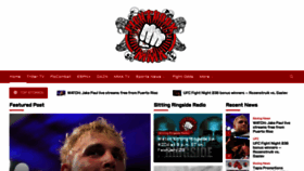 What Fightbookmma.com website looks like in 2024 