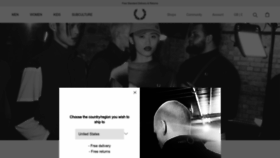 What Fredperry.com website looks like in 2024 
