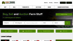 What Farmtender.com.au website looks like in 2024 