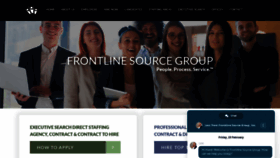 What Frontlinesourcegroup.com website looks like in 2024 