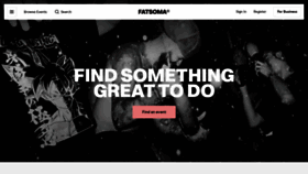 What Fatsoma.com website looks like in 2024 