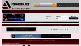 What Forumkolik.net website looks like in 2024 