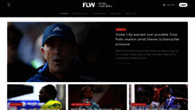 What Footballleagueworld.co.uk website looks like in 2024 