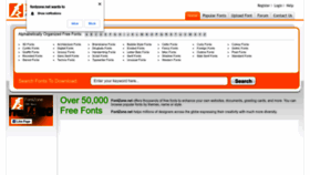 What Fontzone.net website looks like in 2024 
