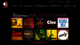 What Foxtheatre.org website looks like in 2024 