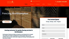 What Fencing-northampton.co.uk website looks like in 2024 
