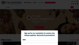 What Filmmovement.com website looks like in 2024 