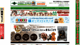 What Ferretworld-webshop.jp website looks like in 2024 
