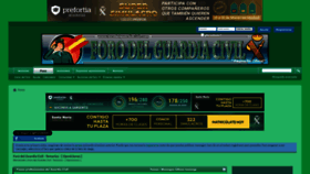 What Forodelguardiacivil.com website looks like in 2024 