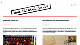 What Filatelija.lv website looked like in 2024 (2 years ago)