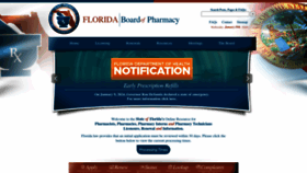 What Floridaspharmacy.gov website looks like in 2024 