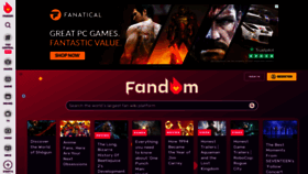 What Fandom.com website looks like in 2024 