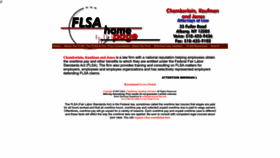 What Flsa.com website looks like in 2024 