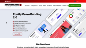What Fundraisingscript.com website looks like in 2024 