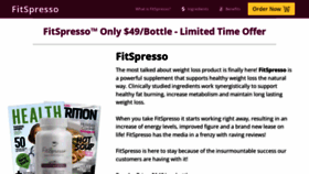 What Fitspressobuynow.us website looks like in 2024 