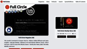 What Fullcirclemagazine.org website looked like in 2024 (1 year ago)