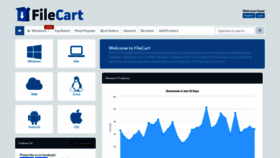 What Filecart.com website looks like in 2024 