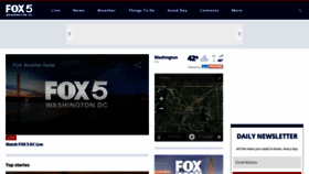 What Fox5dc.com website looks like in 2024 